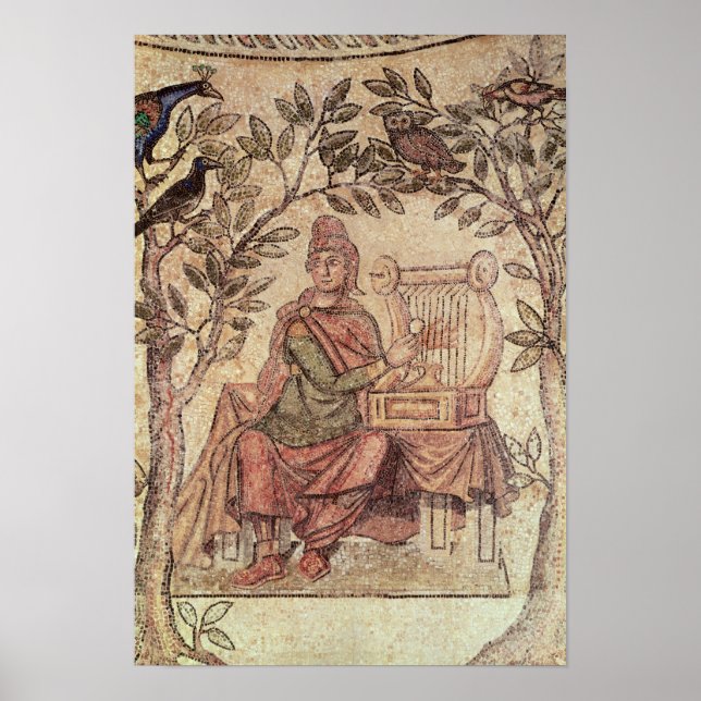 Detail of Orpheus charming the animals Poster (Front)