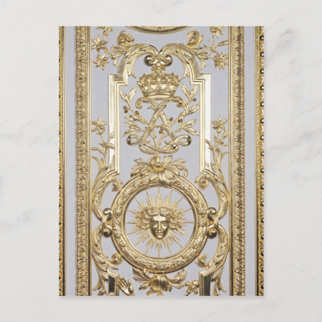 Detail of panelling postcard (Front)