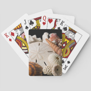 Detail Of Seashells From Around The World Poker Cards