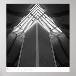 Detail of Student Union Fireplace, UCR, 1966 Poster