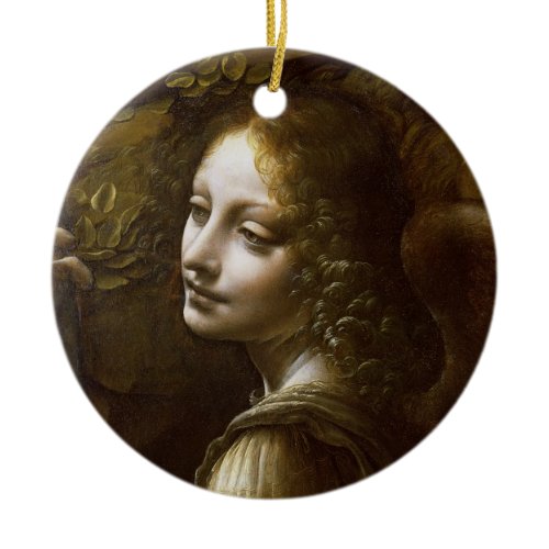 Detail of the Angel Ceramic Ornament