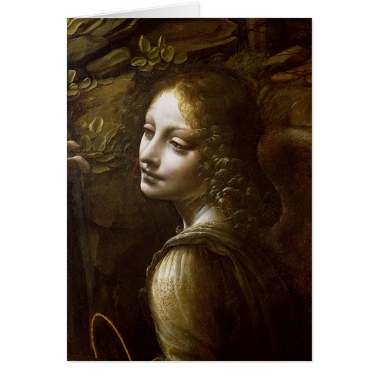 Detail of the Angel, from The Virgin of the Card