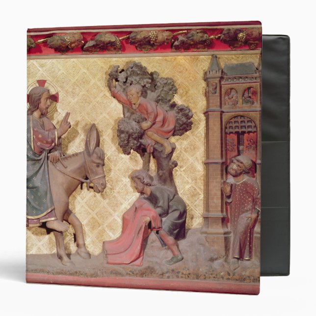 Detail of the entry of Christ into Jerusalem Binder (Front/Inside)