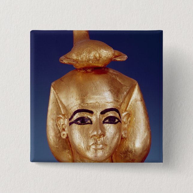 Detail of the goddess Selket Button (Front)