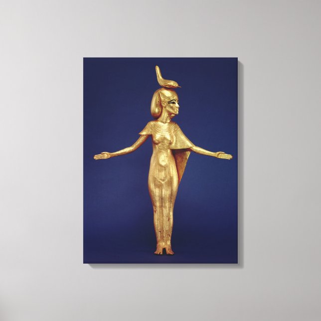 Detail of the goddess Selket Canvas Print (Front)
