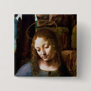 Detail of the Head of the Virgin Button