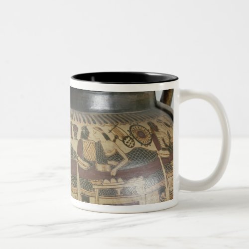 Detail of the Krater of Eurytios Two_Tone Coffee Mug