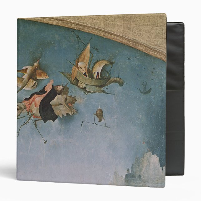 Detail of the left-hand panel binder (Front/Inside)