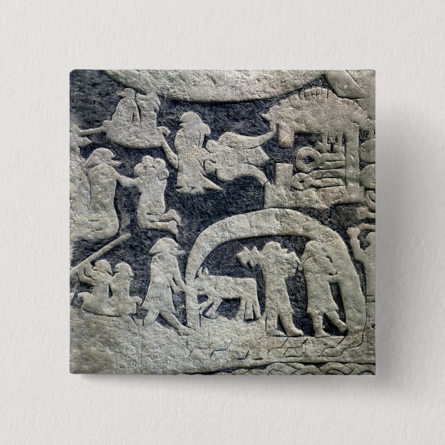 Detail of the legend of Valhalla Button (Front)