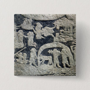 Detail of the legend of Valhalla Button