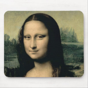 Detail of the Mona Lisa, c.1503-6 Mouse Pad