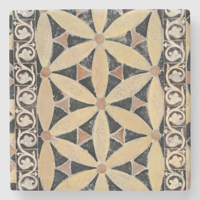 Detail of the pavement stone coaster (Front)