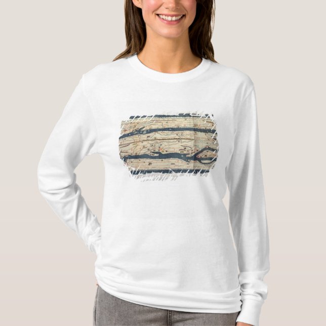 Detail of the Peutinger Table T-Shirt (Front)