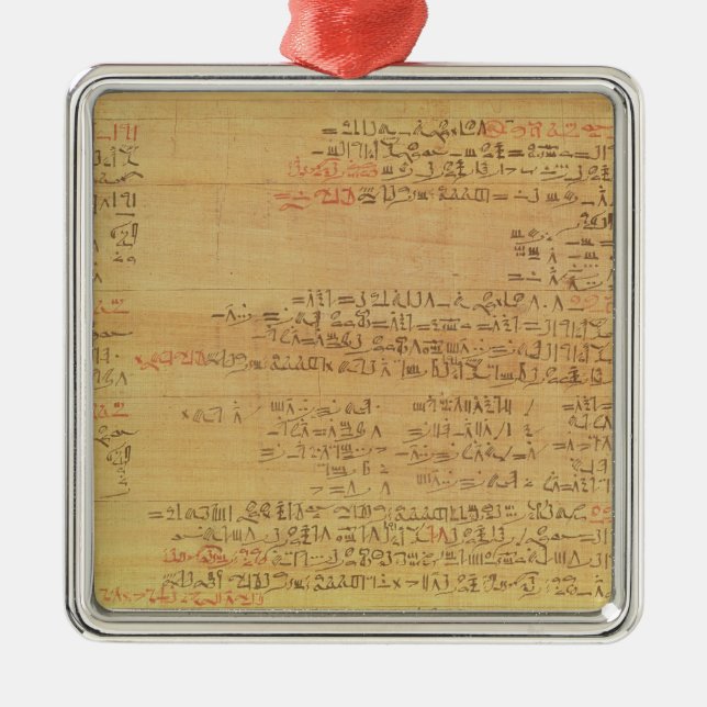 Detail of the Rhind Mathematical Papyrus Metal Ornament (Front)