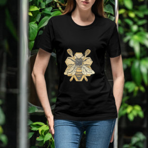 Detailed Bee Insect Honey T-Shirt