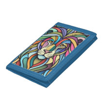 Detailed Colorful Lion Head