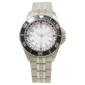 Detailed dial in different colors watch