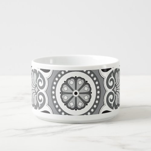 Detailed Floral Scarf Paisley Design Bowl