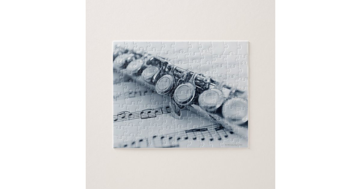 Detailed Flute Jigsaw Puzzle Zazzle