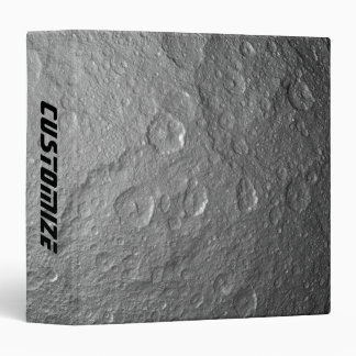 Detailed Full Moon Photo | High-Res Lunar Surface 3 Ring Binder