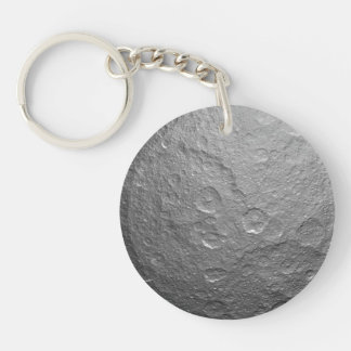 Detailed Full Moon Photo | High-Res Lunar Surface Keychain