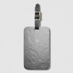 Detailed Full Moon Photo High-Res Lunar Surface Luggage Tag
