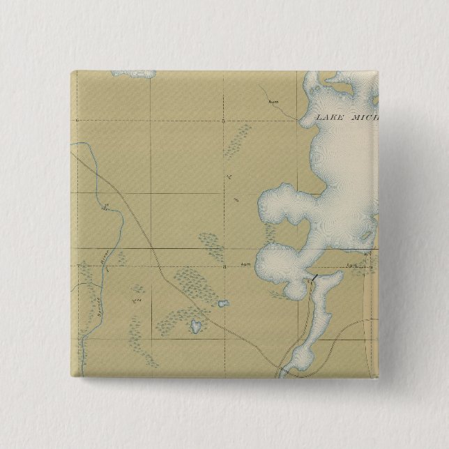 Detailed Geology Sheet VI Pinback Button (Front)