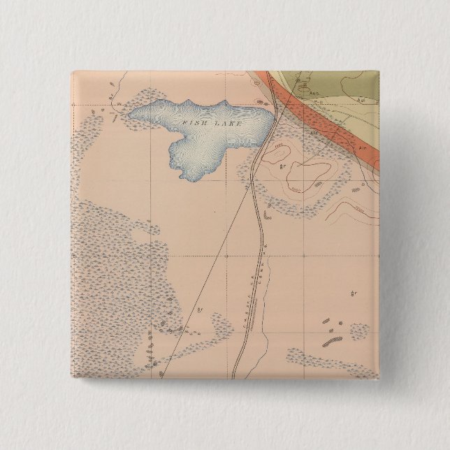 Detailed Geology Sheet XIII Pinback Button (Front)