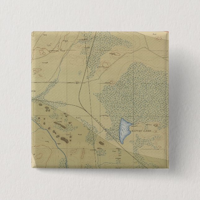 Detailed Geology Sheet XIX Pinback Button (Front)