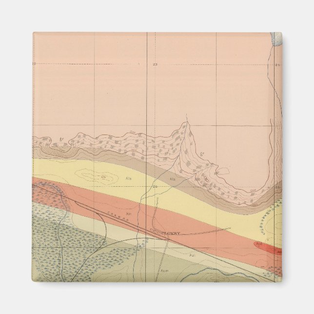 Detailed Geology Sheet XV Magnet (Front)
