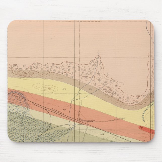 Detailed Geology Sheet XV Mouse Pad (Front)