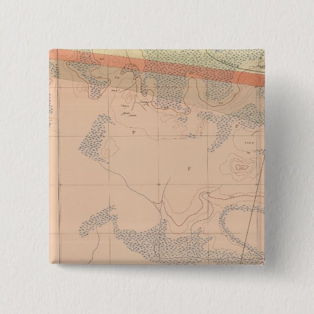 Detailed Geology Sheet XXIII Pinback Button (Front)