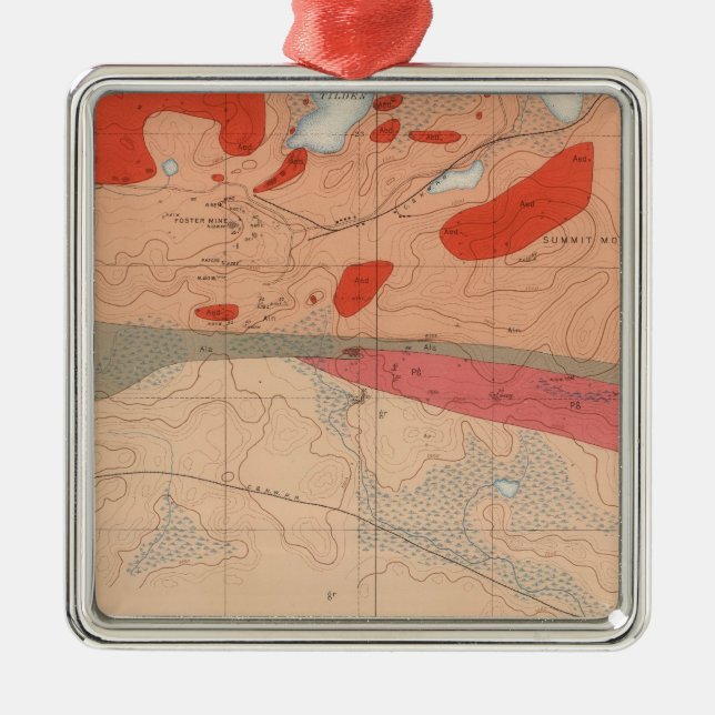 Detailed Geology Sheet XXIX Metal Ornament (Front)