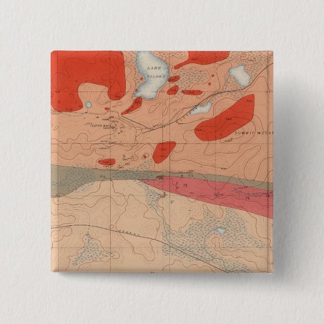 Detailed Geology Sheet XXIX Pinback Button (Front)