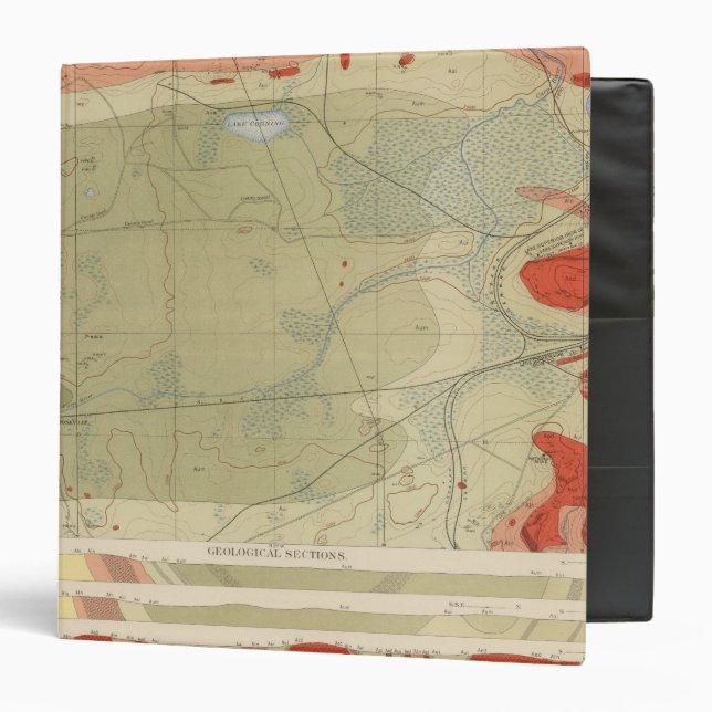 Detailed Geology Sheet XXV Binder (Front/Inside)