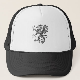 Detailed Heraldry Griffin for Adults to Color Trucker Hat