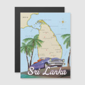 Detailed Illustrated map of Sri Lanka (Front/Back)