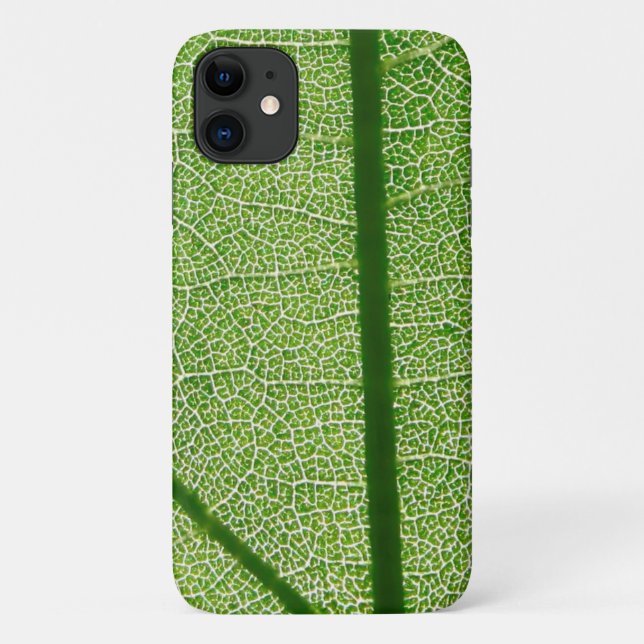 Detailed Look at a Green Leaf Case-Mate iPhone Case (Back)