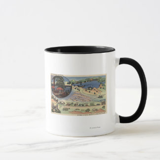 Detailed Map from LA to the Lake Mug