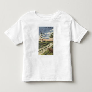 Detailed Map of the "Dream Highway" Toddler T-shirt