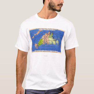 Detailed Map of the Island T-Shirt