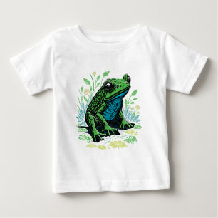 Detailed Pond Frog Baby T-Shirt