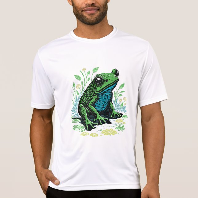 Detailed Pond Frog T-Shirt (Front)