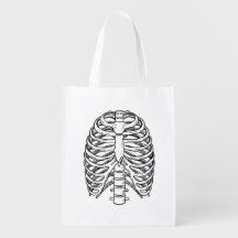 Detailed Rib Cage Anatomy Line Art
