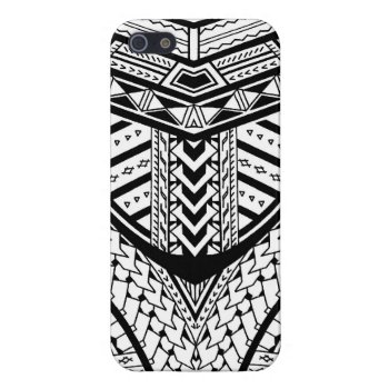 Detailed Samoan Tribal Tattoo Pattern Case For Iphone Se/5/5s by MarkStorm at Zazzle