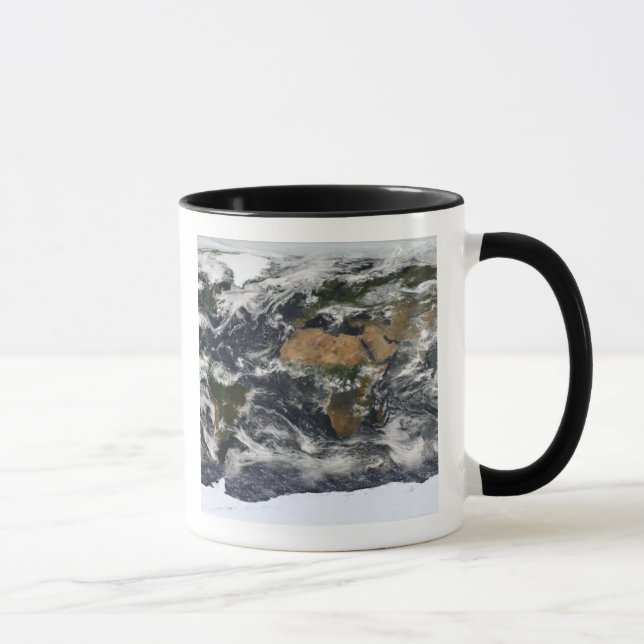 Detailed satellite view of Earth Mug (Right)