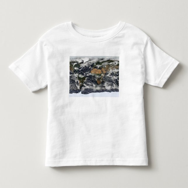 Detailed satellite view of Earth Toddler T-shirt (Front)