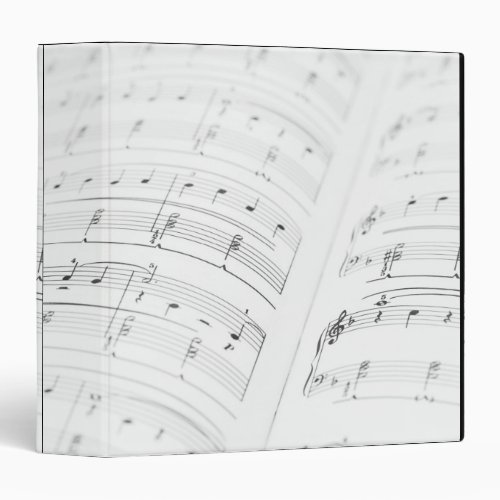 Detailed Sheet Music 3 Binder
