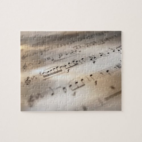 Detailed Sheet Music Jigsaw Puzzle