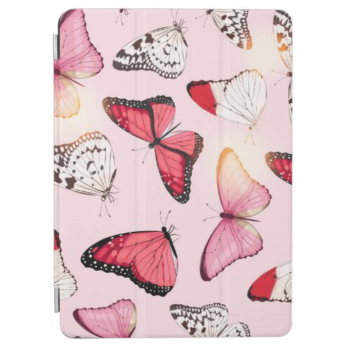 Detailed Tropical Butterfly Vintage Pattern iPad Air Cover